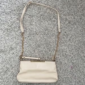 Enzo Angiolini Cream CrossBody Bag